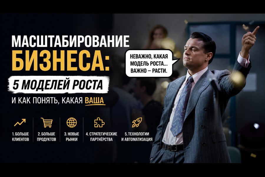 Масштабирование бизнеса: 5 моделей роста и как понять, какая ваша