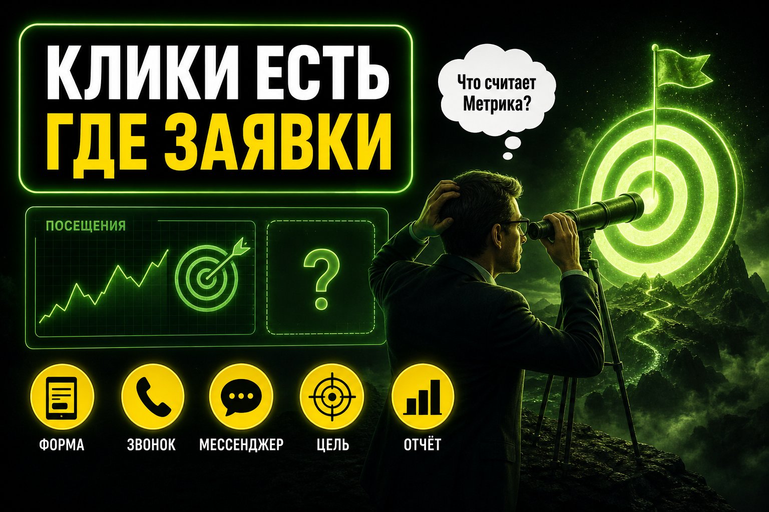 Цели в Яндекс Метрике: как настроить, чтобы видеть реальные заявки