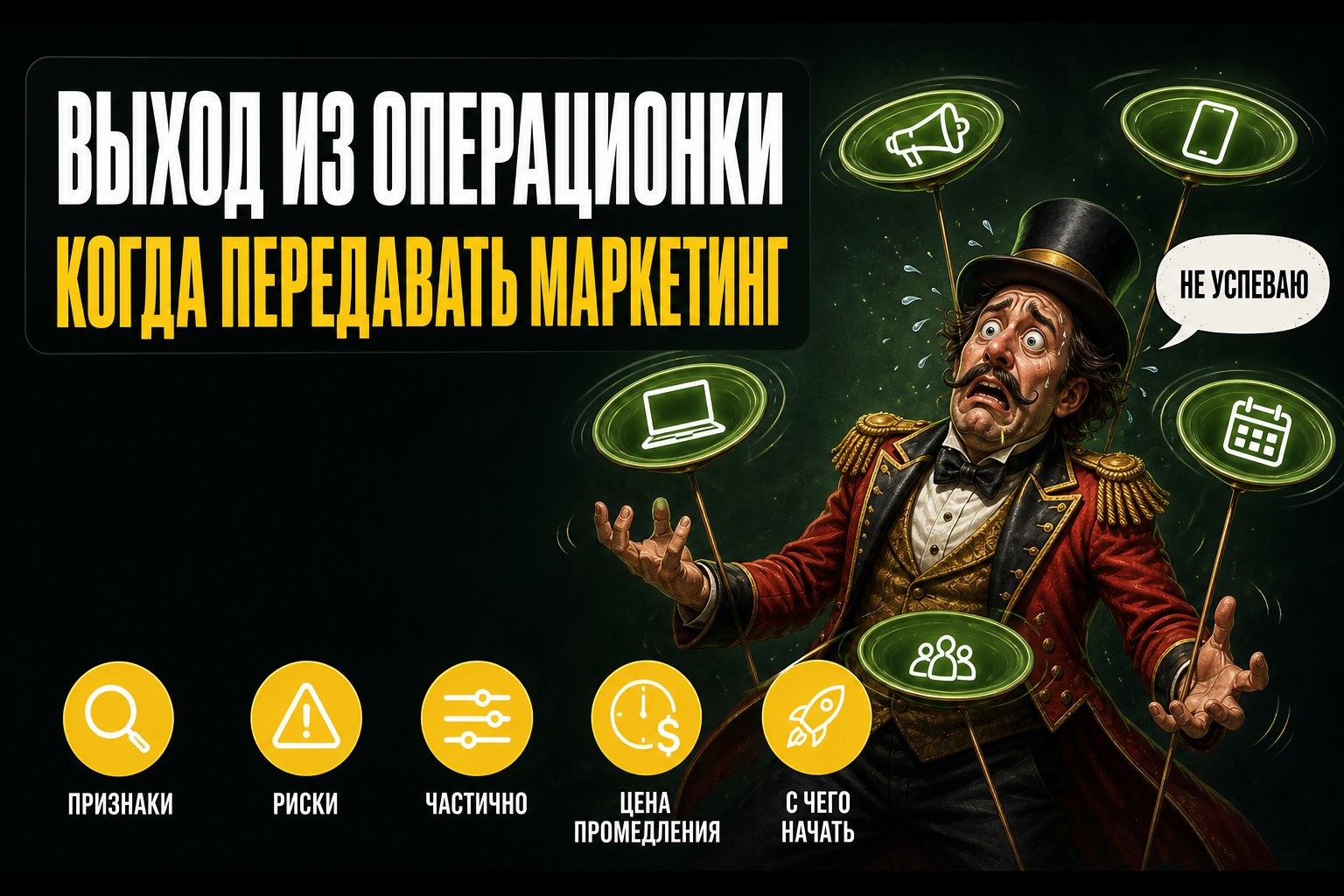 Когда собственнику пора перестать вести маркетинг самому
