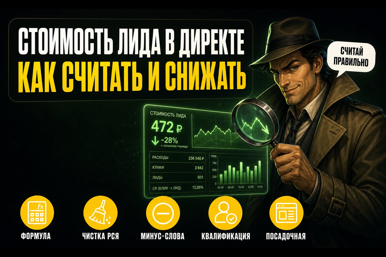 Стоимость лида в Директе: как считать её правильно и что с ней делать